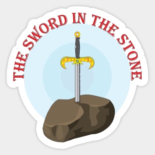 sword in the stone Sticker